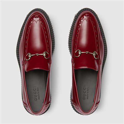 gucci ancora red jordan loafer.